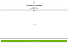 Tablet Screenshot of mariellapizzanewyork.com